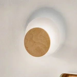 Wandlampe Circle EMIBIG LIGHTING, dimmbar, weiß / opal, für Wohn- / Esszimmer, Metall, Modern, Wandleuchte, Wandlampe Innen
