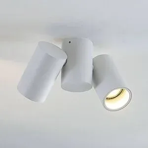 Deckenlampe Gesina Arcchio, dimmbar, weiß / opal, für Wohn- / Esszimmer, Aluminium, Modern, Deckenlampe