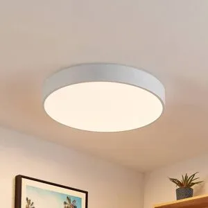 LED Deckenlampe Simera Lindby, dimmbar, weiß / opal, für Wohn- / Esszimmer, Kunststoff, Modern, LED Deckenleuchte