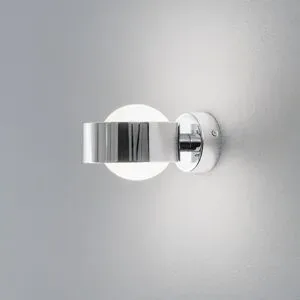 Wandlampe Mado Argon, dimmbar, chrom / silber, für Badezimmer, Metall, Modern, Wandleuchte, Wandlampe Bad