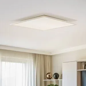 LED Panel Livel Lindby, alu / grau / zink, für Küche, Kunststoff, Modern, LED Panel