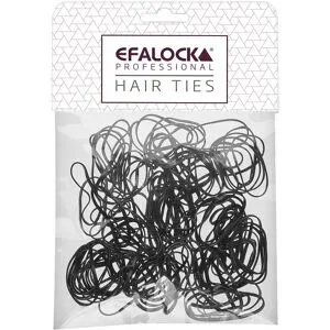 Efalock Rasta-Haargummi dünn/klein schwarz100st