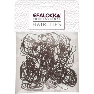 Efalock Rasta-Haargummi dünn/klein braun 100st