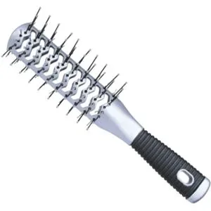 Efalock Doppel-Tunnelventbürste Silber