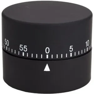 Efalock Timer ROUND schwarz