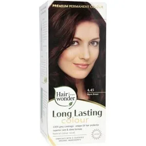 Hairwonder Hennaplus Long Lasting Colour 4,45 Warm Brown