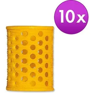 Efalock Original-Griffig-Kurzhaarwickler Gelb, Ø 30 mm, Pro Packung 10 Stück