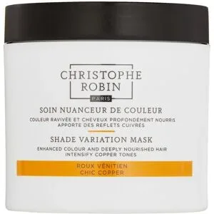 Christophe Robin - Farbnuancierende Pflege für Venezianisches Rot Haarmaske, 250 ml, Weiss