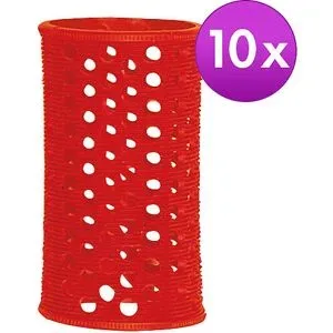 Efalock Original-Griffig-Haarwickler Rot, Ø 35 mm, Pro Packung 10 Stück