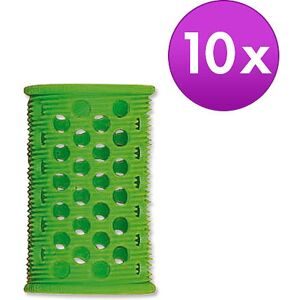 Efalock Original-Griffig-Kurzhaarwickler Grün, Ø 25 mm, Pro Packung 10 Stück