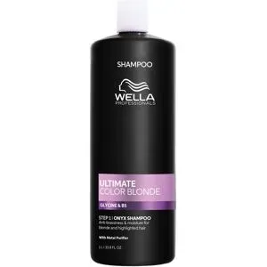 1L Wella Professionals Ultimate Color Blonde Onyx Shampoo Step 1