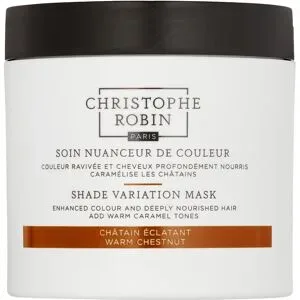 Christophe Robin - Farbnuancierende Pflege für strahlendes Kastanienbraun Haarmaske, 250 ml, Weiss