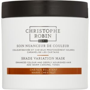 Christophe Robin - Farbnuancierende Pflege für strahlendes Kastanienbraun Haarmaske, 250 ml, Weiss