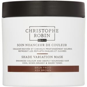 Christophe Robin - Farbnuancierende Pflege für kühles Braun Haarmaske, 250 ml, Weiss