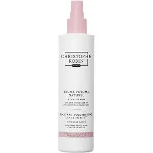 Christophe Robin - Brume Volume Naturel À L'Eau De Rose, Instant Volumising Leave-In Mist with Rose Water, 150  ml
