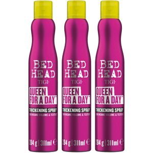TIGI BED HEAD Queen For A Day Thickening Spray 3 er Set 3 x 311 ml