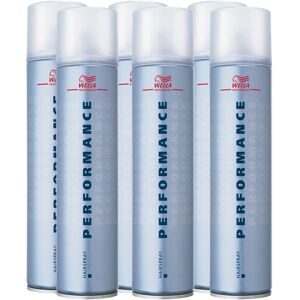 Wella Professionals Performance Haarspray mit Treibgas Aerosoldose 6er Set 6 x 500 ml
