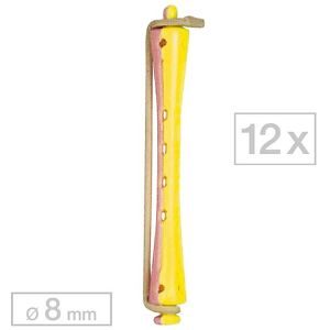 Efalock Dauerwellwickler lang Gelb/Rosa Ø 8 mm, Pro Packung 12 Stück