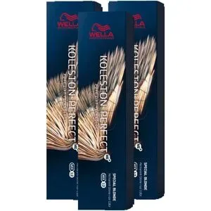 Wella Professionals Koleston Perfect ME+ Special Blonde 3er Set 12/0 Blond Natur 3 x 60 ml