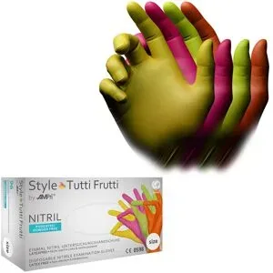 AMPri Style Tutti Frutti Nitrilhandschuhe M
