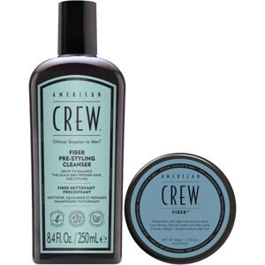 American Crew Fiber + Cleanser Set