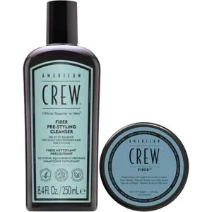 American Crew Fiber + Cleanser Set