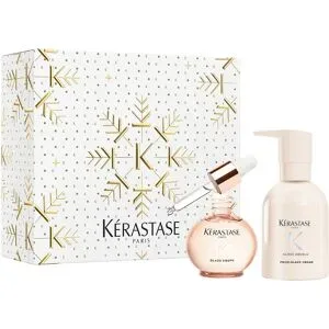 Kérastase Gloss Cream Duo XMas Set - Geschenkset für langes, zu frizz neigendem Haar Haarpflegeset 1 Stk