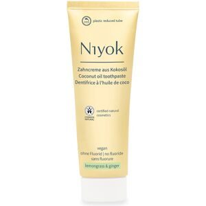 Niyok Zahncreme aus Kokosöl - Zitronengras & Ingwer 75 ml