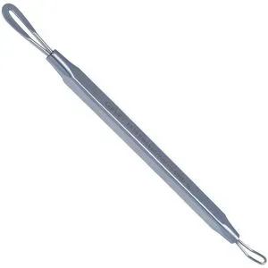 Canal Komedonenquetscher rostfrei, 10 cm