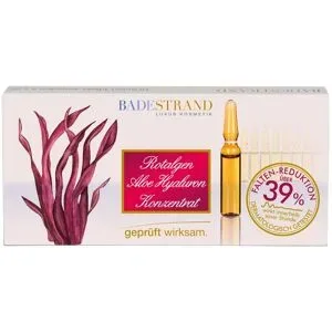 Badestrand Rotalgen Aloe Hyaluron Konzentrat 10 x 2 ml Ampullen