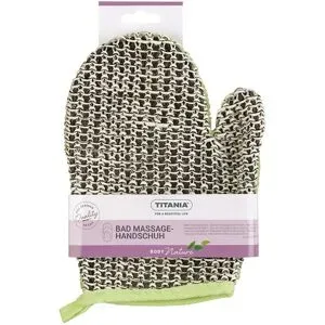Titania Bade Massagehandschuh Bambus und Sisal