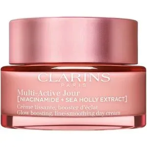 Clarins - Multi-Active Crème Jour Toutes peaux - Glättende Tagescreme für das Gesicht, Booster für mehr Ausstrahlung für jeden Hauttyp, 50 ml