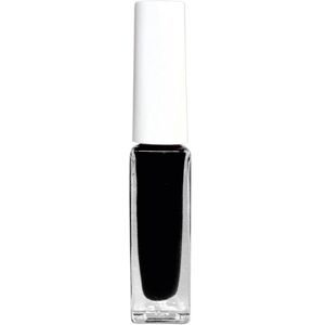 Juliana Nails Nail Stripe Nagellack Schwarz, 10 ml
