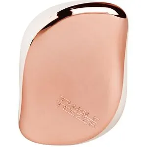 Tangle Teezer Compact - Entwirrb&uuml;rste, Kunststoffborsten, cr&eacute;me/rosa-gold