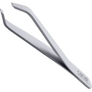 Canal Haarpinzette Spitze in Klauenform, satin, rostfrei, 9 cm