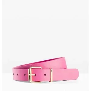 bonprix Gürtel mit goldener Metallschließepink 130Damen