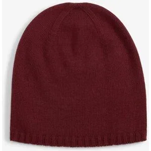 bonprix Feinstrickbeanie mit Merinowollerot 0Damen