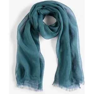 bonprix Schal aus reinem Leinenpetrol 0Damen