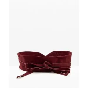 bonprix Bindegürtel aus Lederrot 85Damen