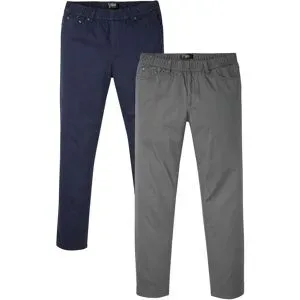 bonprix Regular-Fit Schlupfhose Straight (2er Pack)blau 50Herren
