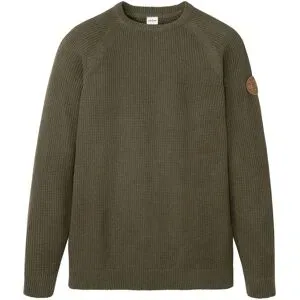 bonprix Strickpullover tolle Baumwollmischung, mit Rundhalsausschnitt, Regular Fit