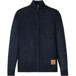 bonprix Strickjacke mit Stehkragenblau 56Herren