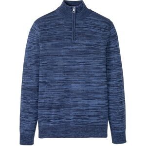 bonprix Troyer Pullover mit Baumwolleblau 52Herren