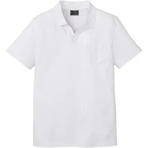 bonprix Poloshirt aus reiner Bio-Baumwolleweiß 64Herren