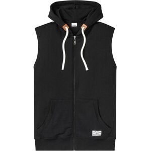 bonprix Kapuzen-Sweatweste aus weichem Baumwoll-Mixschwarz 48Herren