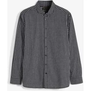 bonprix Business-Hemd aus Bio-Baumwolle in Regular Fitschwarz 39Herren