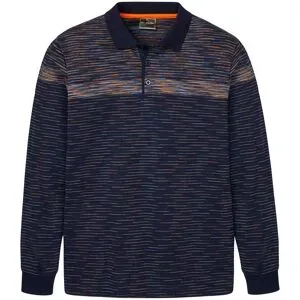 bonprix Polo-Langarmshirtblau 52Herren
