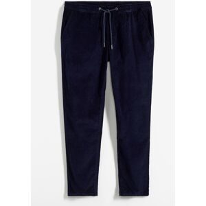 bonprix Regular Fit Cord-Schlupfhose, Straightblau 56Herren