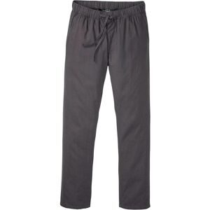 bonprix Regular Fit Schlupfhose aus luftigem Leinen-Mix, Straightgrau 62Herren