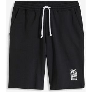 bonprix Sweat-Bermuda aus reiner Bio Baumwolle, Loose Fitschwarz 44Herren